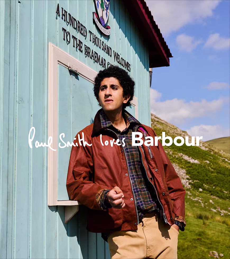 Paul Smith loves Barbour Pop-Up