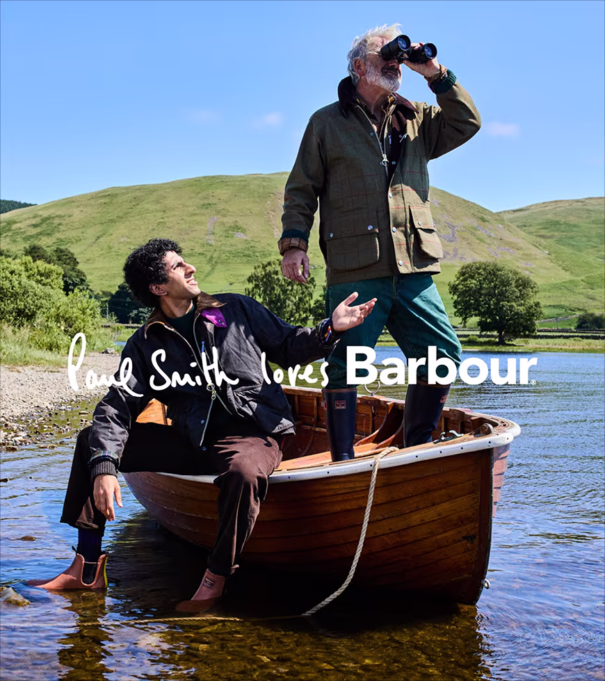 Paul Smith loves Barbour Pop-Up